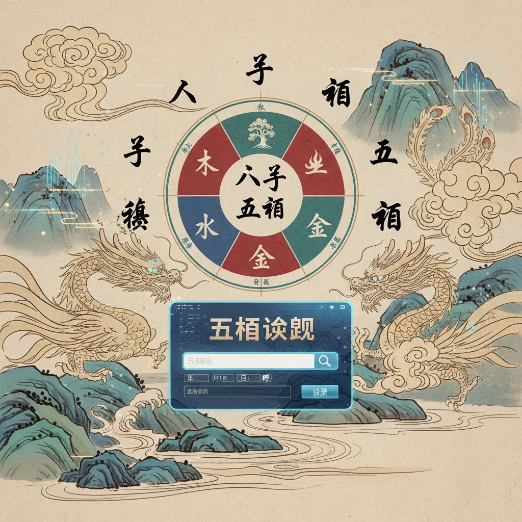 五行查詢 - 八字五行