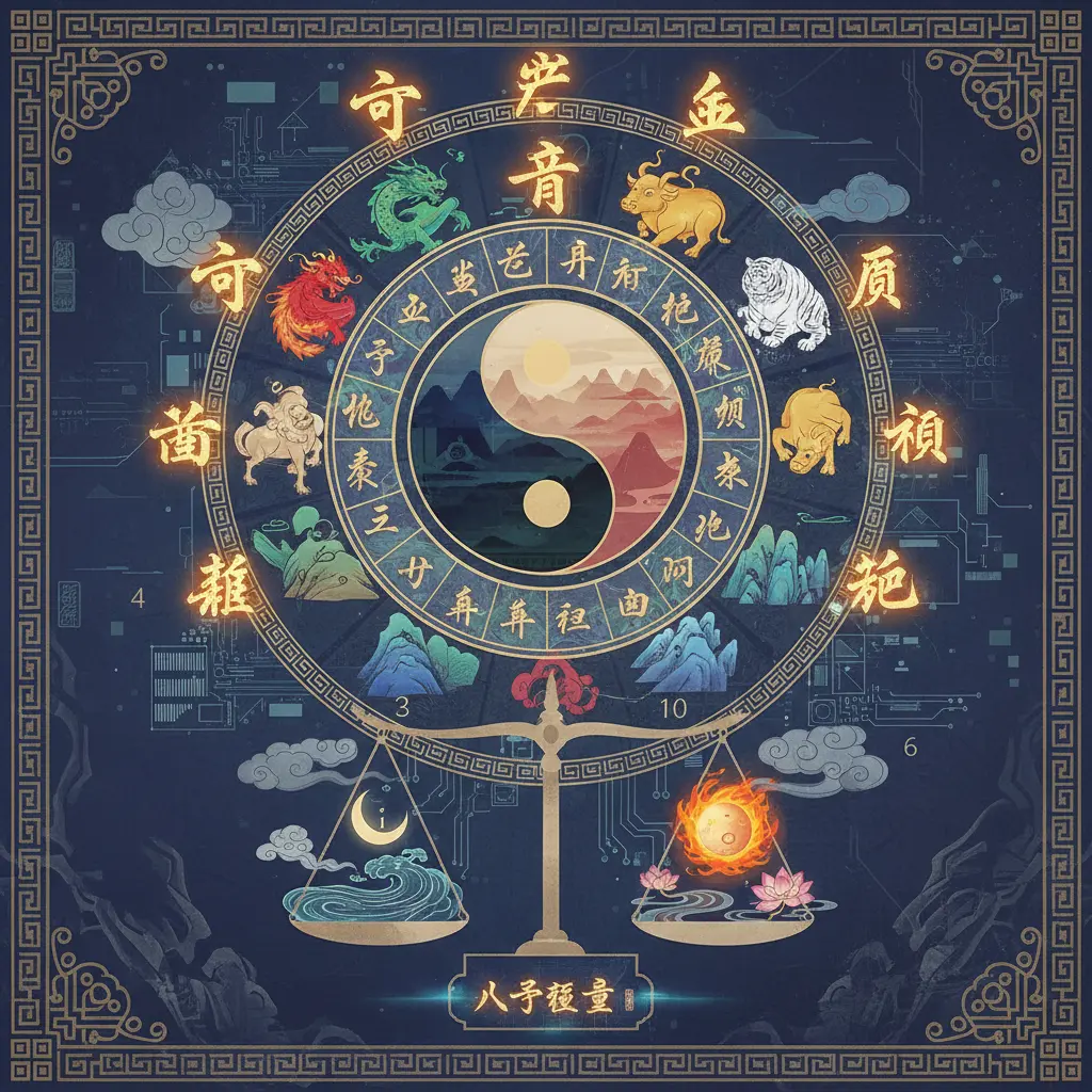 八字重量 - 天干地支