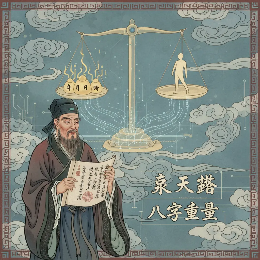 八字重量 - 袁天罡