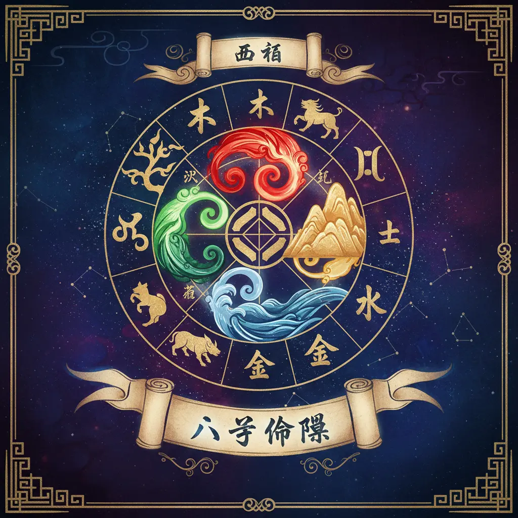 八字命盤 - 五行